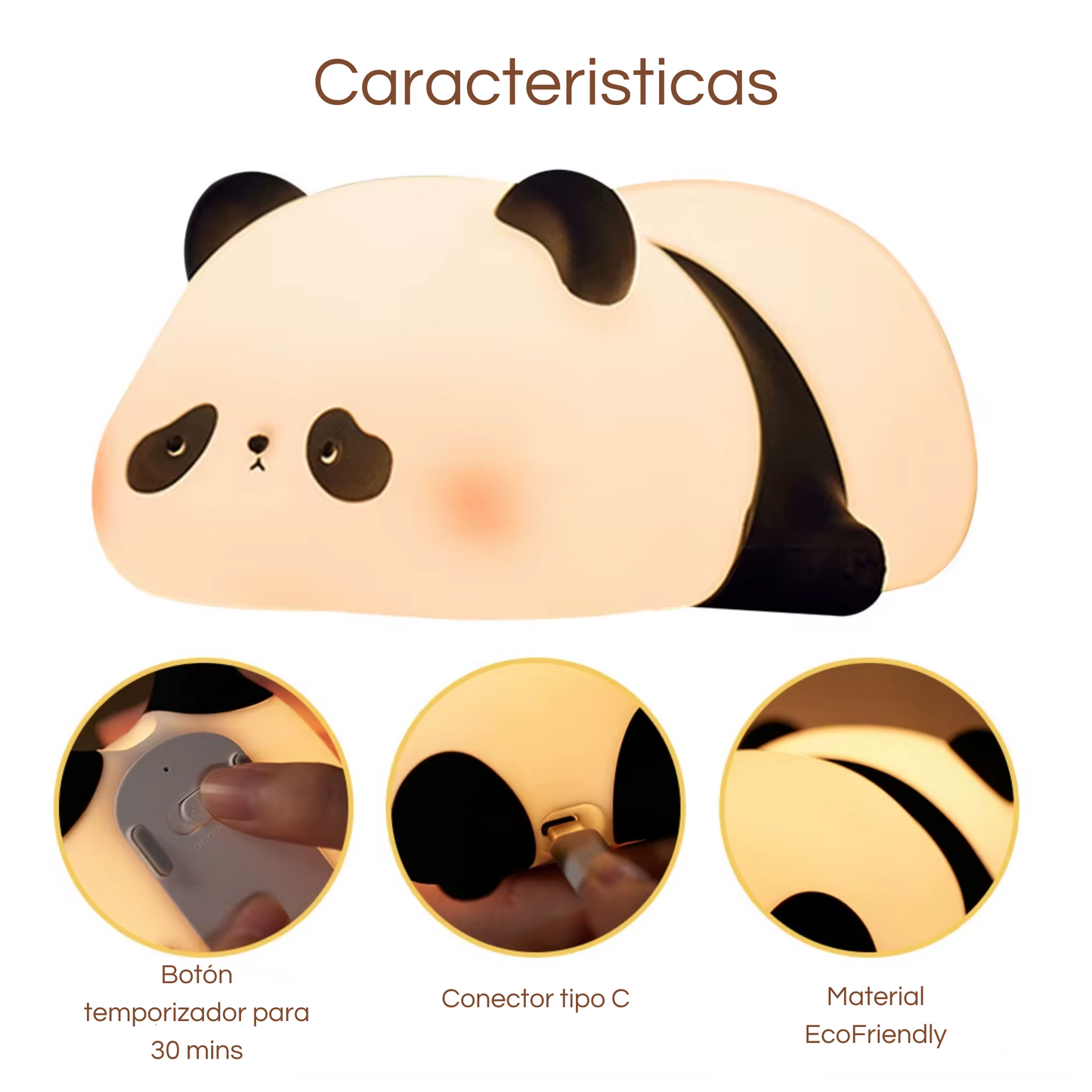 Panda | Lámpara Nocturna